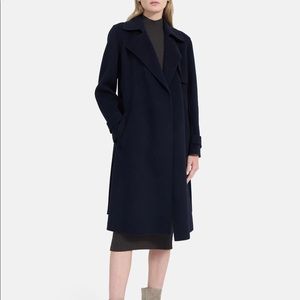 Theory Wool and Cashmere Trenchcoat